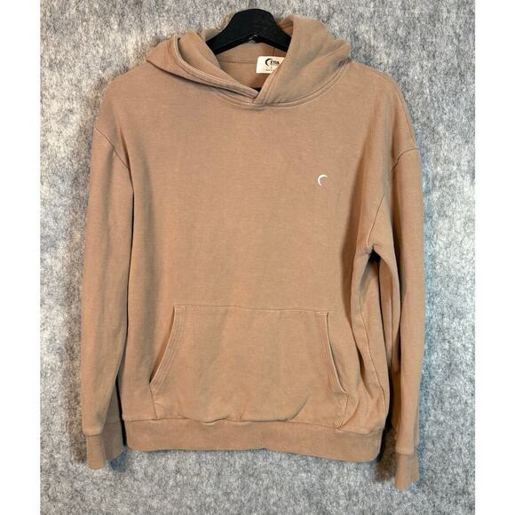 Zyia Active Tops - ZYIA Active Womens Long Sleeve Oversized Tan Soft Pullover Hoodie - Small
